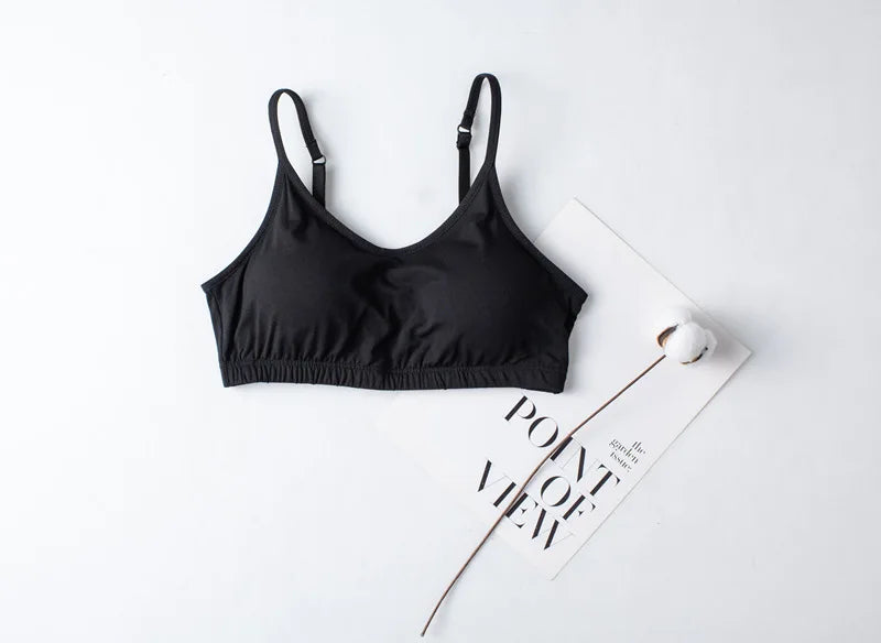 Spring/Summer Ladies Pajamas Sling + Shorts Modal With Chest Pad Solid Color Homewear Set pajamas sleepwear lingerie