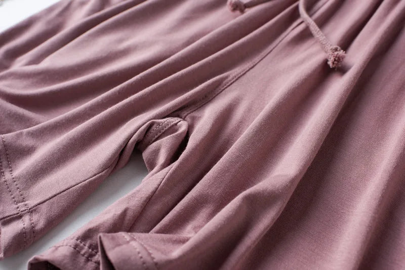 Spring/Summer Ladies Pajamas Sling + Shorts Modal With Chest Pad Solid Color Homewear Set pajamas sleepwear lingerie