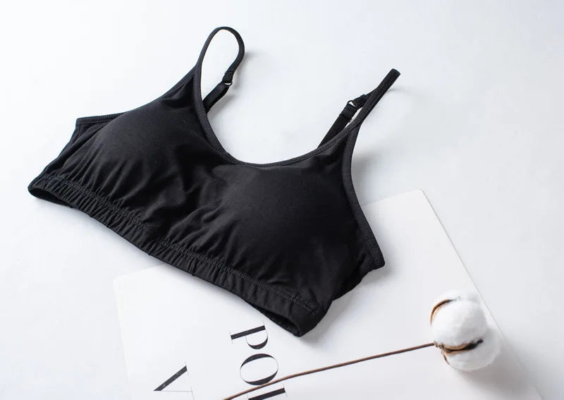 Spring/Summer Ladies Pajamas Sling + Shorts Modal With Chest Pad Solid Color Homewear Set pajamas sleepwear lingerie