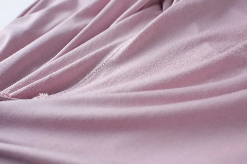 Spring/Summer Ladies Pajamas Sling + Shorts Modal With Chest Pad Solid Color Homewear Set pajamas sleepwear lingerie