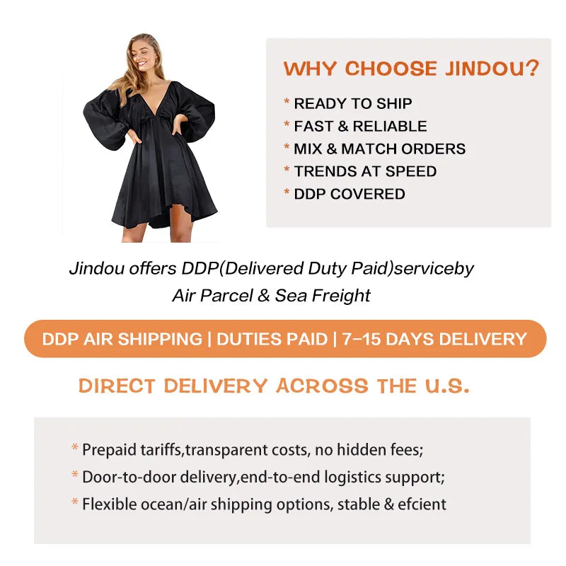 Women's  Casual Dress with Deep V-Neck and Loose Fit for Summer Vacation Sexy and Stylish