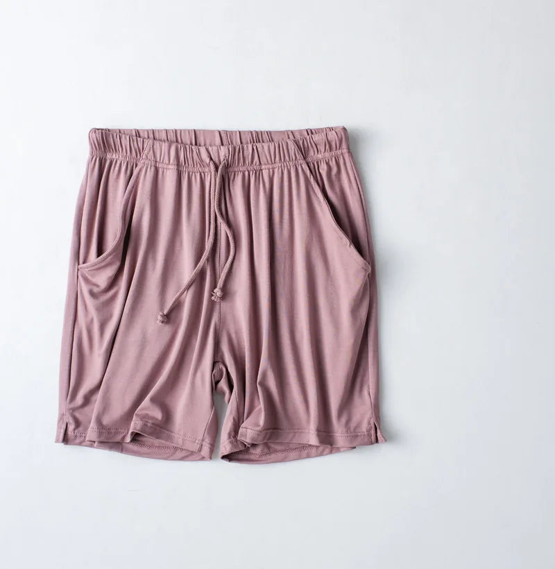 Spring/Summer Ladies Pajamas Sling + Shorts Modal With Chest Pad Solid Color Homewear Set pajamas sleepwear lingerie